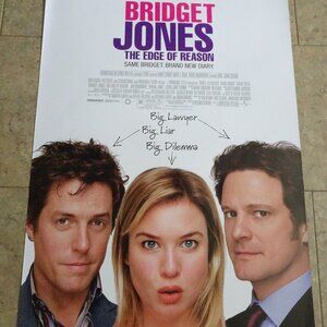 Bridget Jones The Edge of Reason - Movie Poster - with Renee Zellweger, Hugh Gra